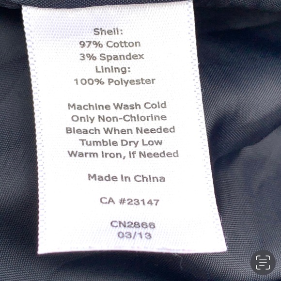 Talbots Nautical Knots Navy & White Mini Skirt 6 - Picture 7 of 9